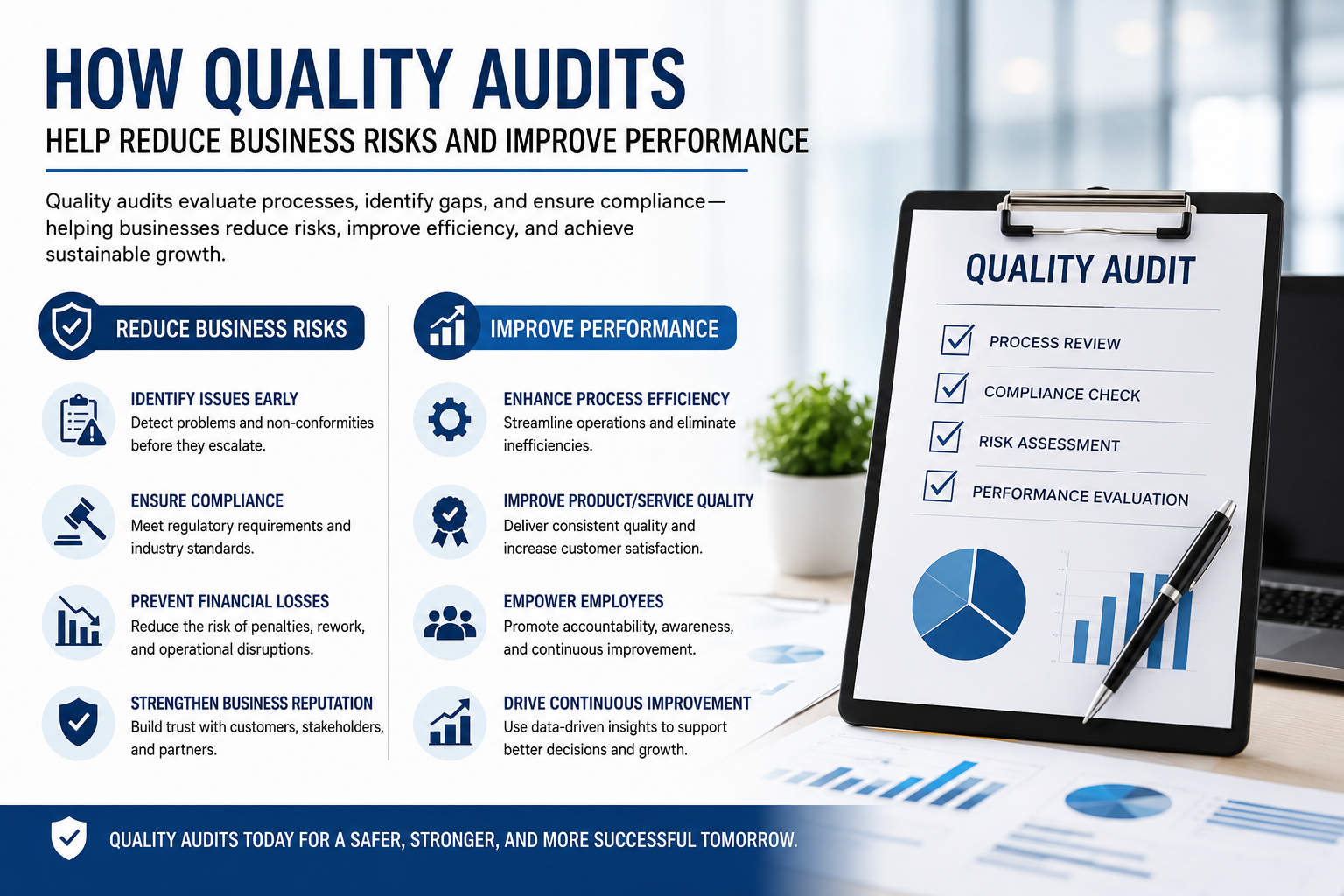 How Quality Audits Help Reduce Business Risks and Improve Performance